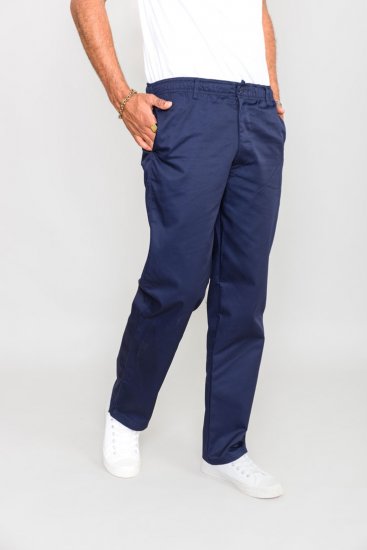 D555 Basilio Pants with elasticated waist Navy - Vaqueros & pantalones - Vaqueros y Pantalones - W40-W70