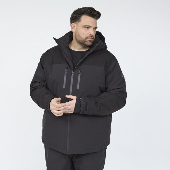 North Latitude Ski Jacket Black - Ropa de esquí - Ropa de Esquí e Invierno en Tallas Grandes