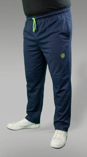 20 Nodi Libeccio Long Leg Sports Pants in Combed Cotton Jersey Navy - Pantalones y cortos de chándal - Pantalones y Pantalones cortos de chándal - 2XL-12XL