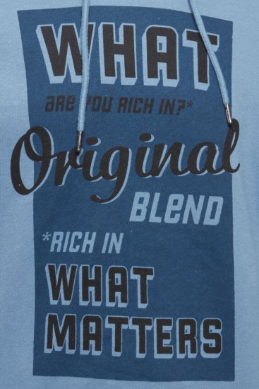 Blend Hoodie 4285 Copen Blue - Sudaderas - Sudaderas 2XL-12XL