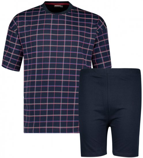 Adamo Diego Short sleeve Pyjama Navy - Ropa interior - Ropa interior 2XL-8XL