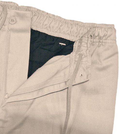 D555 Basilio Pantalón con cintura elástica Beige - Vaqueros & pantalones - Vaqueros y Pantalones - W40-W70