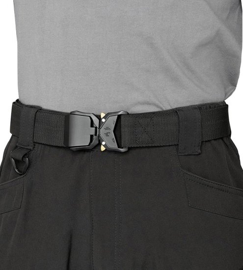 D555 Dale Tactical Stretch Webbing Belt with Heavy Duty Quick Release Buckle Black - Cinturones - Cinturones W40-W70/2XL-8XL