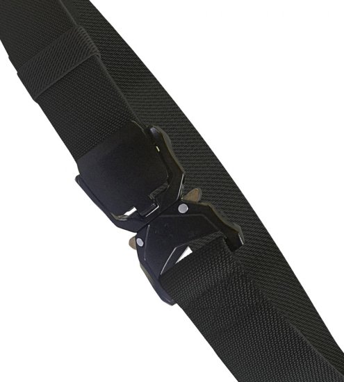 D555 Dale Tactical Stretch Webbing Belt with Heavy Duty Quick Release Buckle Black - Cinturones - Cinturones W40-W70/2XL-8XL