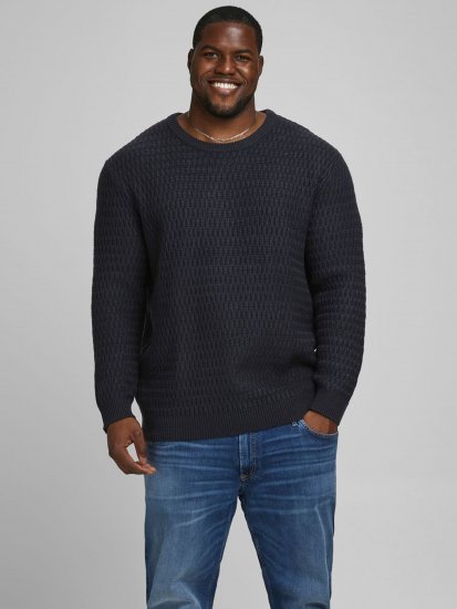 Jack & Jones JCOBRANDON Knit Black - Sudaderas - Sudaderas 2XL-12XL