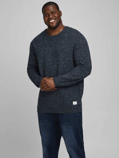 Jack & Jones JCOBRANDON Knit Navy Blazer - Sudaderas - Sudaderas 2XL-12XL