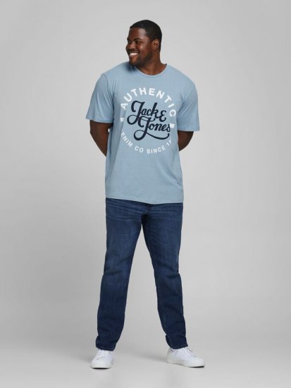 Jack & Jones JJMOON T-shirt Faded Denim - Camisetas - Camisetas - 2XL-14XL
