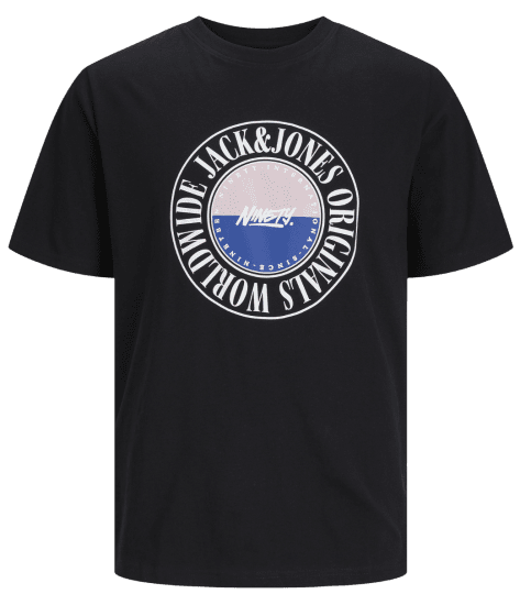 Jack & Jones JORCOBIN T-Shirt Black - Camisetas - Camisetas - 2XL-14XL