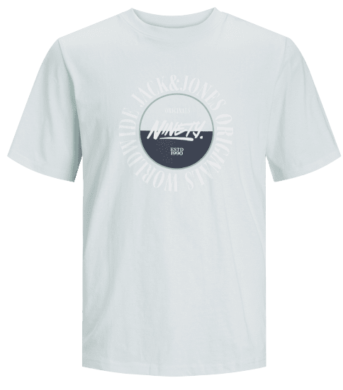 Jack & Jones JORCOBIN T-Shirt Skylight - Camisetas - Camisetas - 2XL-14XL