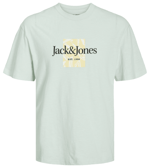 Jack & Jones JORLAFAYETTE BRANDING T-Shirt Skylight - Camisetas - Camisetas - 2XL-14XL