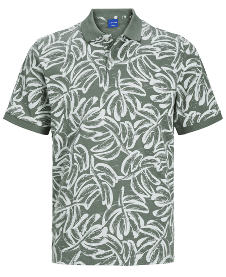 Jack & Jones JORLAFAYETTE AOP Polo Laurel Wreath - Polos - Polos 2XL-8XL
