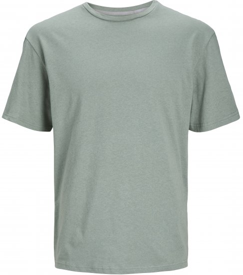 Jack & Jones JPRCC SOFT Linen Blend T-Shirt Lily Pad - Camisetas - Camisetas - 2XL-14XL