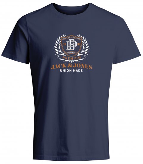 Jack & Jones JPRBLUCAMERON T-Shirt Captains Blue - Camisetas - Camisetas - 2XL-14XL