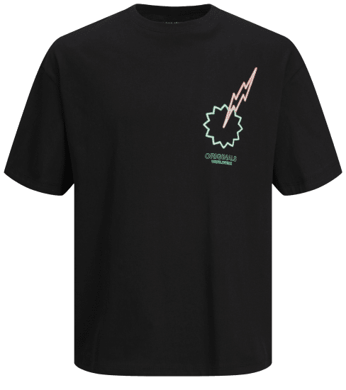 Jack & Jones JORVIVID T-Shirt Black - Camisetas - Camisetas - 2XL-14XL
