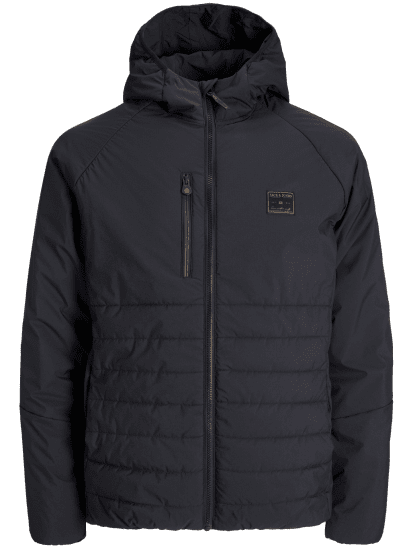 Jack & Jones Finn Hybrid Jacket Black - Chaquetas - Chaquetas Tallas Grandes 2XL-8XL