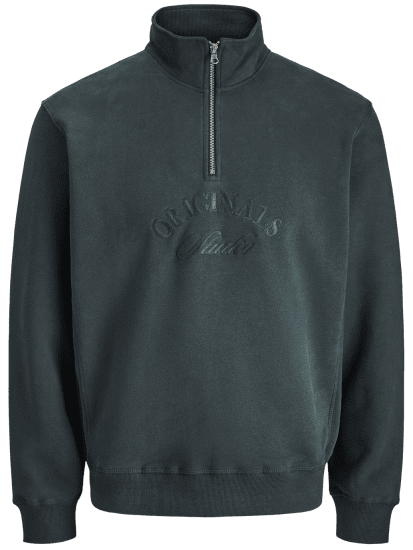 Jack & Jones Bleecker Branding High Neck Sweatshirt Forest River - Sudaderas - Sudaderas 2XL-12XL