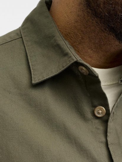Jack & Jones Tristan Overshirt caqui - Camisas - Camisas 2XL-10XL