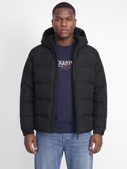 Jack & Jones Sage Chaqueta acolchada Negro - Chaquetas - Chaquetas Tallas Grandes 2XL-8XL