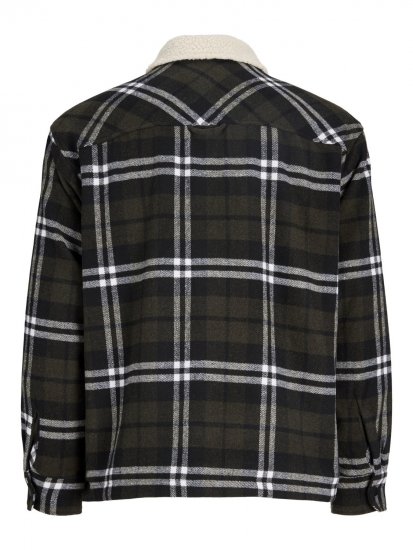 Jack & Jones Zac Teddy Sobrecamisa Verde - Chaquetas - Chaquetas Tallas Grandes 2XL-8XL