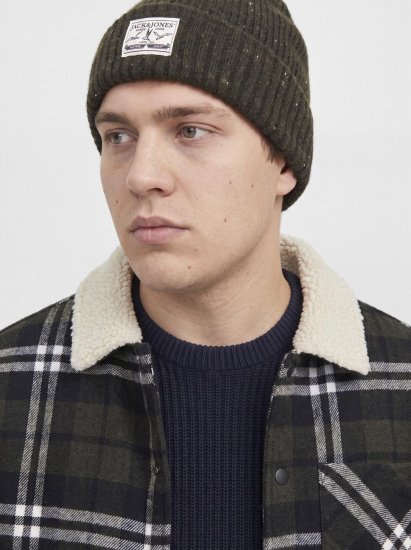 Jack & Jones Zac Teddy Sobrecamisa Verde - Chaquetas - Chaquetas Tallas Grandes 2XL-8XL