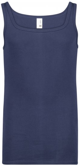 Adamo Royal Fine Ribbed Undershirt Navy - Ropa interior - Ropa interior 2XL-8XL