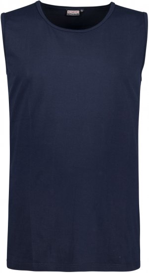 Adamo Rod Comfort Fit Tank Top Navy - Camisetas - Camisetas - 2XL-14XL