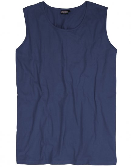 Adamo Rod Comfort Fit Tank Top Denim Blue - Camisetas - Camisetas - 2XL-14XL