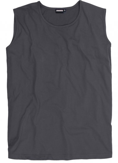 Adamo Rod Comfort Fit Tank Top Charcoal - Camisetas - Camisetas - 2XL-14XL
