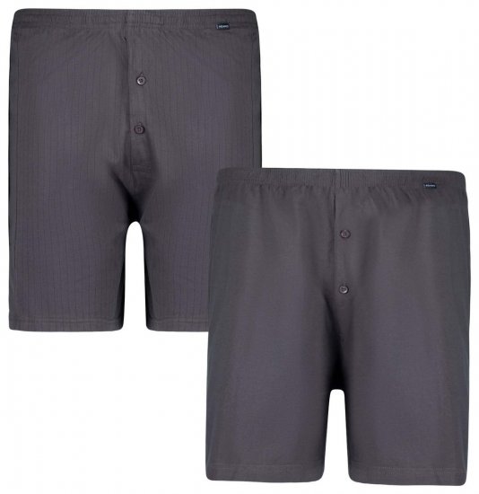 Adamo 129602 Bóxer pack de 2 Gris oscuro - Ropa interior - Ropa interior 2XL-8XL