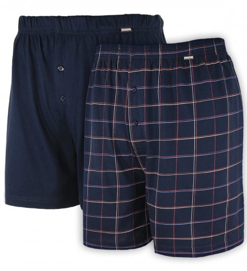 Adamo Daniel Boxershorts Navy 2-pack - Ropa interior - Ropa interior 2XL-8XL