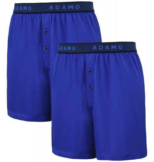 Adamo Jonas Boxershorts Royal Blue 2-pack - Ropa interior - Ropa interior 2XL-8XL
