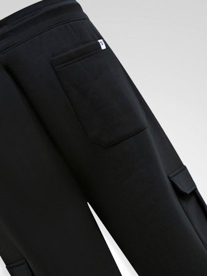 D555 Dexter 1 Cargo Jogger With Bear Embroidery Negro - Pantalones y cortos de chándal - Pantalones y Pantalones cortos de chándal - 2XL-12XL