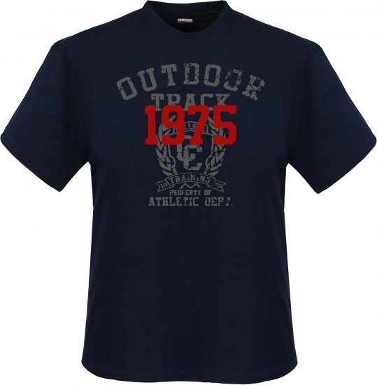 Adamo Outdoor track Comfort fit T-shirt Navy - Camisetas - Camisetas - 2XL-14XL