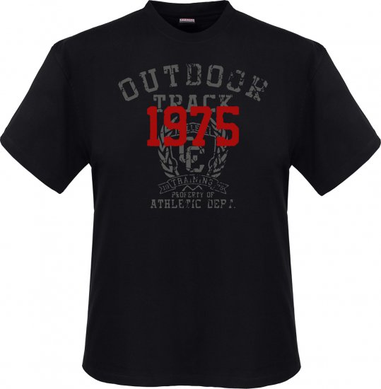 Adamo Outdoor track Comfort fit T-shirt Black - Camisetas - Camisetas - 2XL-14XL