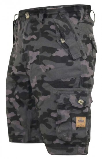 D555 ZAVIER Camo Cotton Cargo Shorts - Pantalones cortos - Pantalones cortos W40-W60