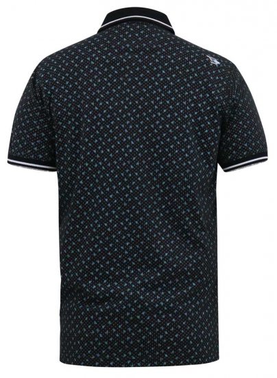 D555 WILSON AO Printed Polo Shirt Black - Polos - Polos 2XL-8XL