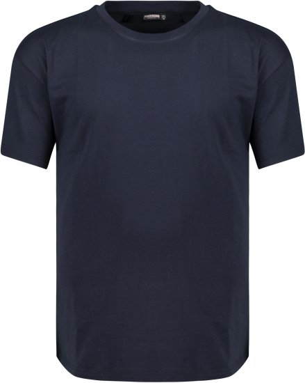 Adamo Bud Regular fit Heavy weight T-shirt Navy - Camisetas - Camisetas - 2XL-14XL