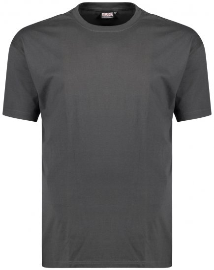 Adamo Bud Regular fit Heavy weight T-shirt Charcoal - Camisetas - Camisetas - 2XL-14XL