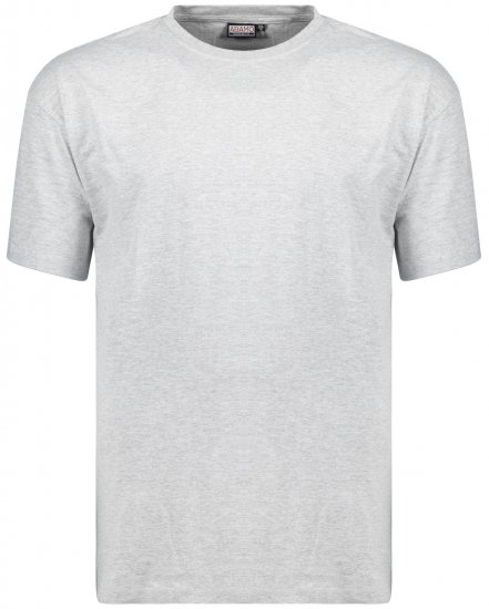 Adamo Bud Regular fit Heavy weight T-shirt Grey - Camisetas - Camisetas - 2XL-14XL