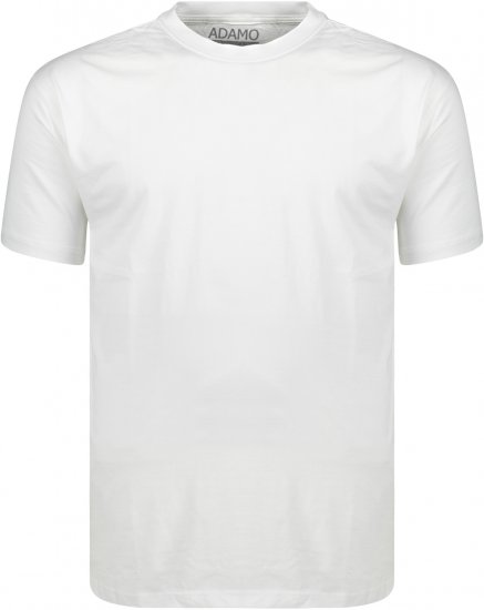 Adamo Kevin Regular fit T-shirt White - Camisetas - Camisetas - 2XL-14XL