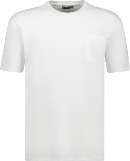 Adamo Kody Regular fit T-shirt with Pocket White - Camisetas - Camisetas - 2XL-14XL