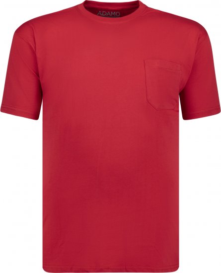 Adamo Kody Regular fit T-shirt with Pocket Red - Camisetas - Camisetas - 2XL-14XL