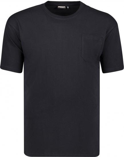 Adamo Kody Regular fit T-shirt with Pocket Black - Camisetas - Camisetas - 2XL-14XL