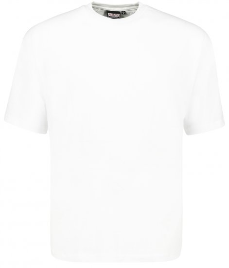 Adamo Magic T-shirt White TALL SIZES - ROPA DE HOMBRE MT-6XLT - Tamaños de talle alto