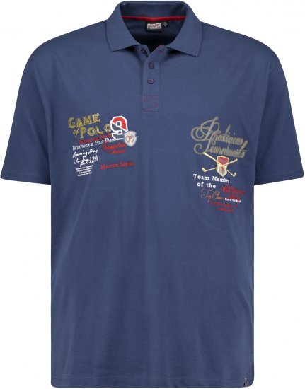 Adamo DURBAN Regular fit Polo Shirt Navy - Polos - Polos 2XL-8XL