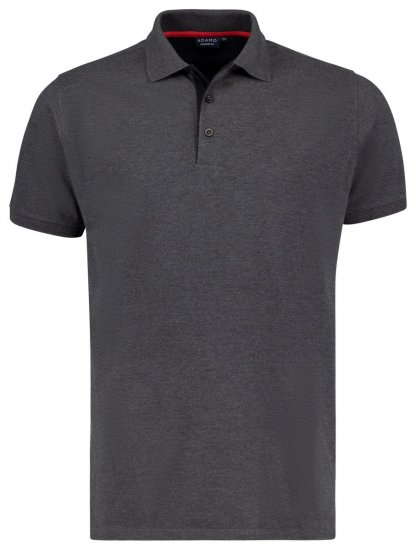 Adamo 139401 Polo Gris oscuro jaspeado - Polos - Polos 2XL-8XL