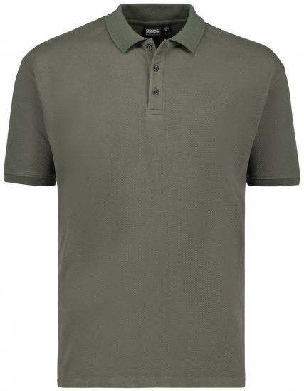 Adamo Stephan Waffelpique Poloshirt Olive Green - Polos - Polos 2XL-8XL