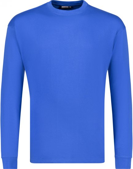 Adamo Floyd Comfort fit Long sleeve T-shirt Royal Blue - Camisetas - Camisetas - 2XL-14XL
