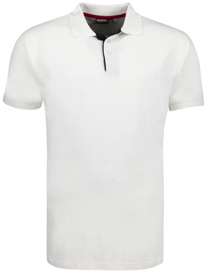 Adamo Pablo Comfort fit Polo Shirt White - Polos - Polos 2XL-8XL