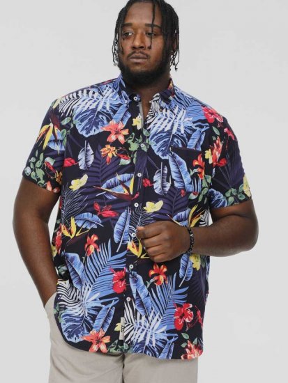 D555 TOBY Multi Colour Hawaiian AO Print Shirt - Camisas - Camisas 2XL-10XL